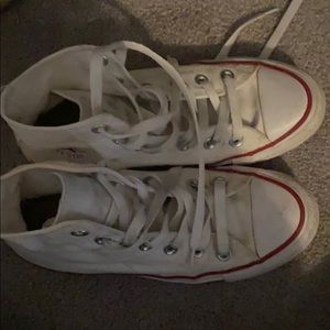 High top white converse